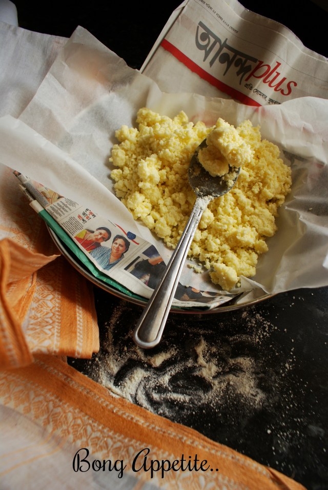 The grainy textured Khoya/Mawa